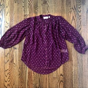 Moulinette Soeurs by Anthropologie Blouse Size XXS